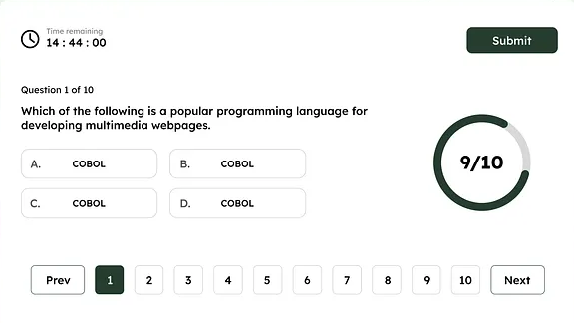 Quizzes for reflection